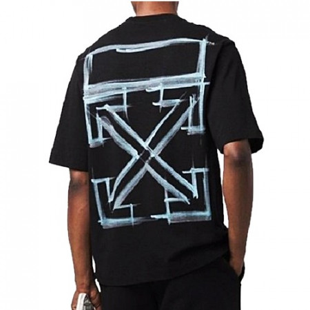 오프화*트 OFF-WHITE 트위스트 크루넥 티셔츠