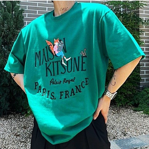 메종키*네 MAISON KITSUNE X 올림피아 르 탱 컬렉션 티셔츠