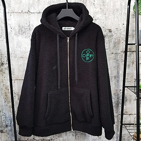 오프화*트 자수로고 덤블후리스