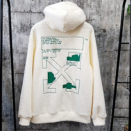 오프화*트 그린로고 덤블후리스