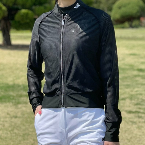 (국내배송) P*G 우먼 썸머 패턴 매쉬 자켓