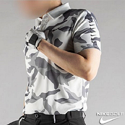 (국내배송) 나*키 TIGER WOODS collection 스우시 패턴 기능성 티셔츠