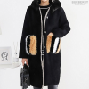 BURBERRY 퍼 디테일 WOOL COAT