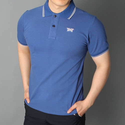 P*G 투 라이닝 반팔 카라 티셔츠