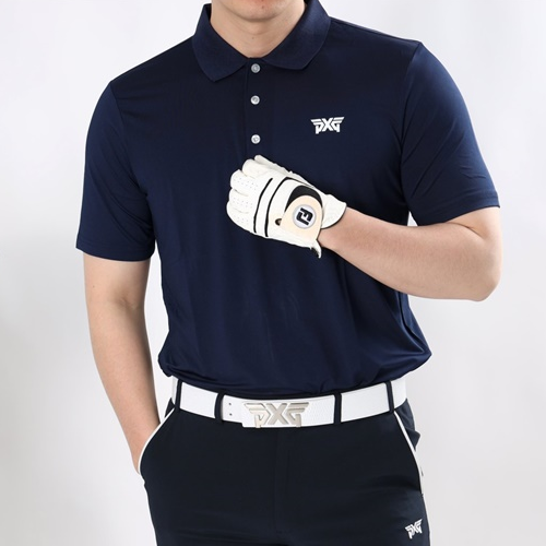 P*G 무지 스판 카라티 반팔