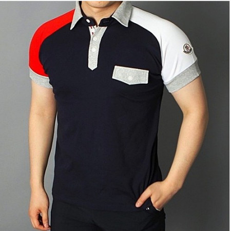 몽클*어 래글런 반팔 카라티셔츠