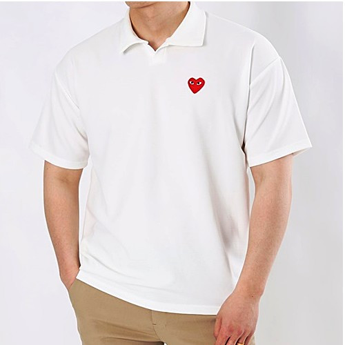 꼼데가르송 오픈 카라 반팔