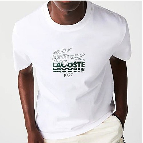 라코스테 LACOSTE 1927셔터 크루넥 티셔츠