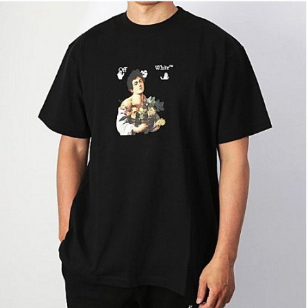오프화*트 OFF-WHITE 보이플라워 반팔 티셔츠