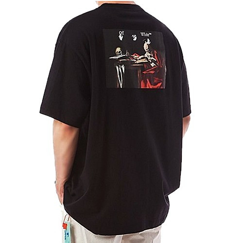 오프화*트 OFF-WHITE 카라바조 백스컬 티셔츠
