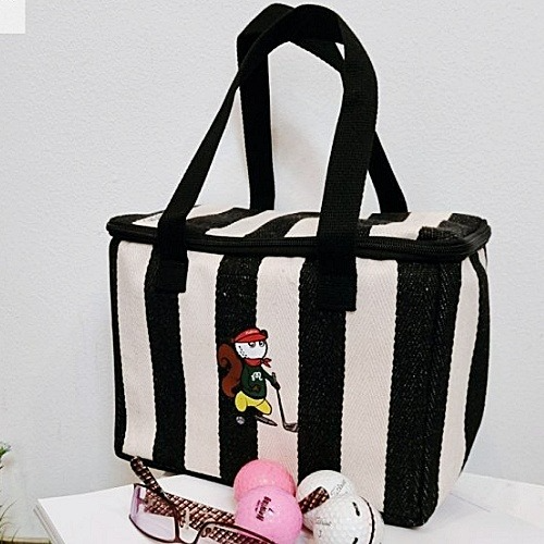 말* MALBON 스트라이프 보냉백 - 미디엄