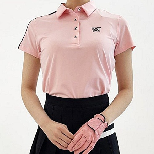 P*G 여성 원라인 반팔 티셔츠