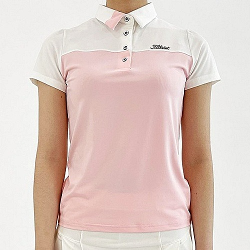 타이틀리*트 사각 포인트 반팔 티셔츠