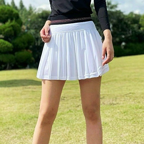 MARK & RONA 올 플리츠 스커트