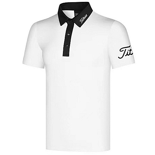 타이틀리*트 카라 배색 골프웨어