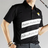 말* Malbon GOLF 레터링 카라 스판 티셔츠
