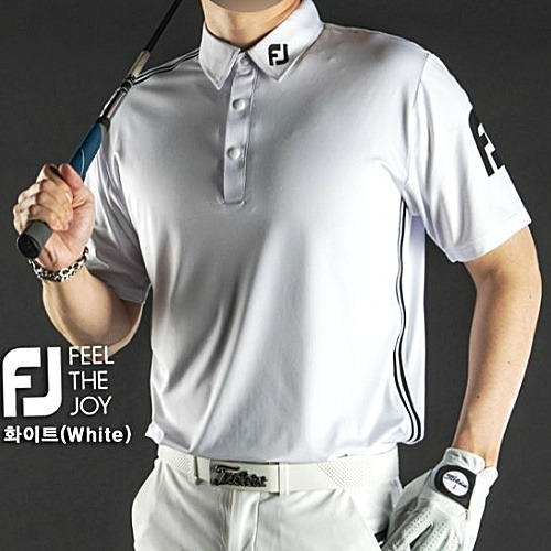 (국내배송) 풋*이 FOOTJOY GOLF 숄더 테잎 하프 티셔츠