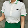 (국내배송) P*G GOLF 단추 배색 PK 티셔츠