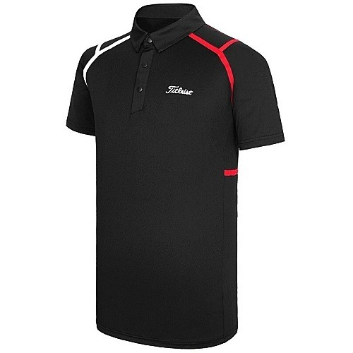 (국내배송) 타이틀리*트 TITLEIST 라인 디테일 기능성 카라 티셔츠