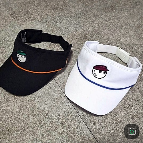 말* MALBON GOLF 로고 선바이저