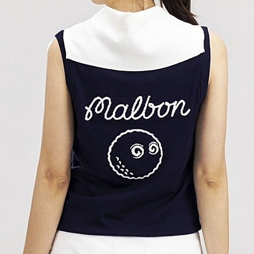 말* MALBON GOLF 마린 민소매 티셔츠