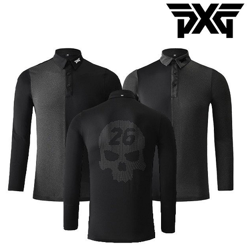 P*G 스컬 포인트 긴팔 티셔츠