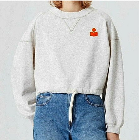 이자벨*랑 에뚜왈 MARGO 크롭 맨투맨 스웻셔츠