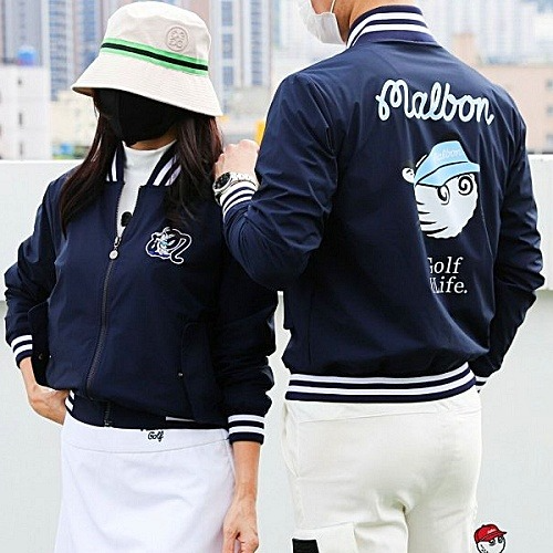 말* MALBON GOLF Tiger 버킷 스타디움 자켓