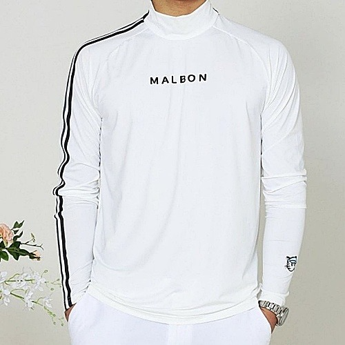 말* MALBON GOLF 베이스 레이어 폴로 티셔츠