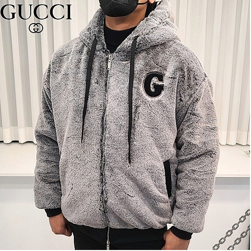 구* GUCCI 자수로고 에코펄 자켓