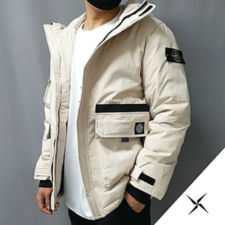 STONE ISLAND 덕다운 크링 크랩스 패딩