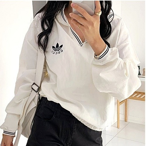 구* GUCCI X 아디다스 후드 아노락