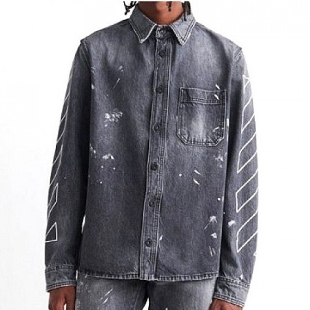 오프화*트 OFF-WHITE 디아그 데님셔츠