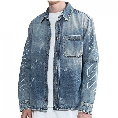 오프화*트 OFF-WHITE 디아그 데님셔츠