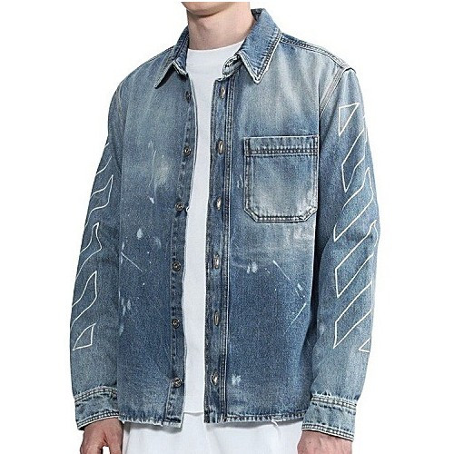 오프화*트 OFF-WHITE 디아그 데님셔츠