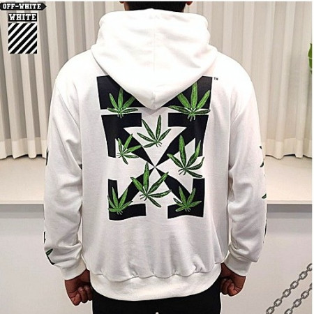 오프화*트 위드 애로우 후드티셔츠