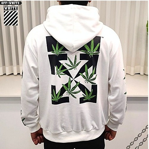 오프화*트 위드 애로우 후드티셔츠