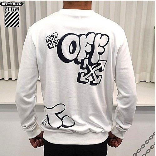 오프화*트 그라피티 크루넥 티셔츠