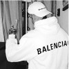 발렌시*가 BALENCIAGA 뉴로고 볼륨 후디