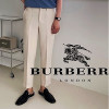 버*리 BURBERRY 엠브로이드 페이크밴딩 슬랙스