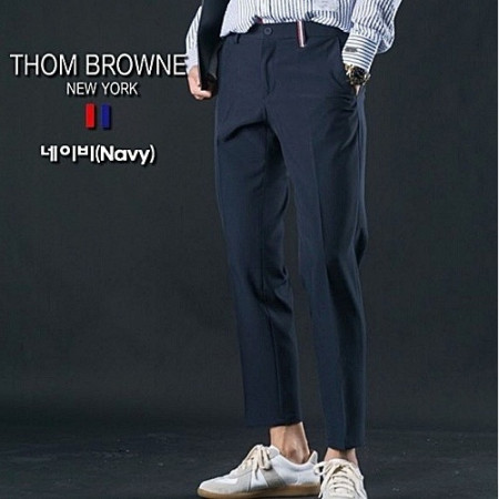 톰브*운 THOM BROWNE 오션 아이스 쿨 9부 슬랙스