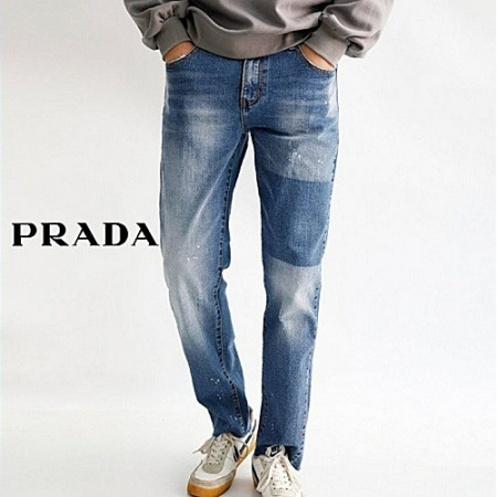 프*다 PRADA 5034 워싱 데님 팬츠