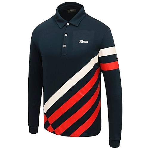 타이틀리*트 TITLEIST 멀티사선 티셔츠