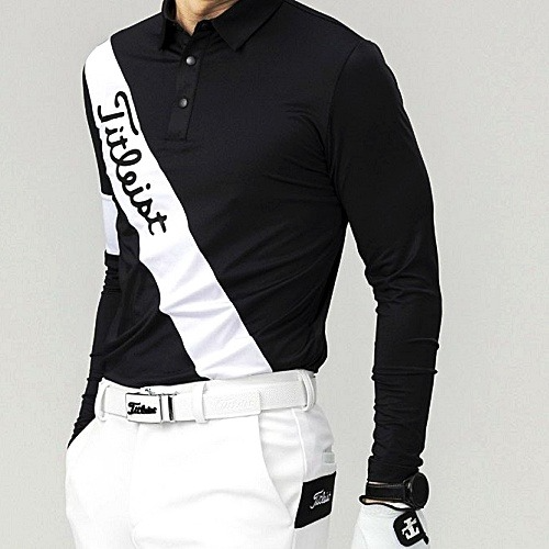 타이틀리*트 TITLEIST 사선빅로고 카라티셔츠