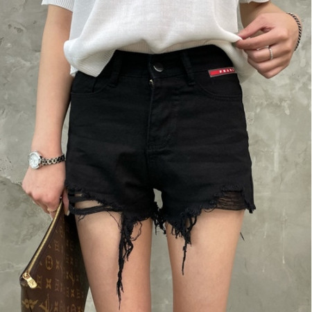 프*다 PRADA 사각패치 쇼츠 팬츠