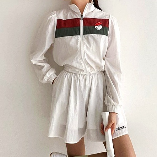 말* 레트로 바람막이 세트