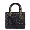 디올  레이디 토트백 라지 블랙
