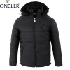 몽클*어 MONCLER 블랙 로고 후드 패딩