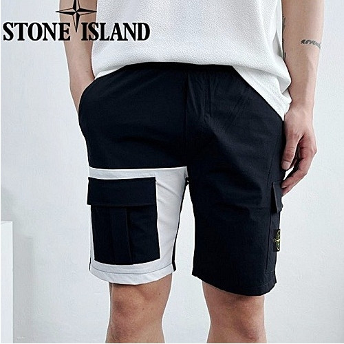 스톤아일*드 STONE ISLAND 아이스 배색 카고 숏츠 팬츠