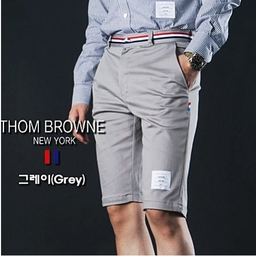 톰브*운 THOM BROWNE 카시스 삼선 하프 팬츠